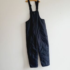 M youth black snow bibs